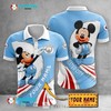 Show your Love for Manchester City with this Custom Name Mickey Mouse Polo Shirt