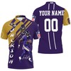 Show your Support for Lamar Jackson Baltimore Ravens with a Personalized 3D All Over Print Polo Shirt