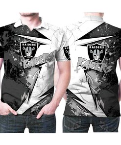 Show your Support for Las Vegas Raiders with a 3D Designed Allover Gift Polo Shirt All Over Print Shirt