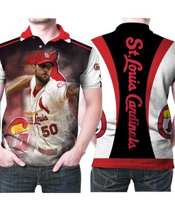 Show your appreciation for St Louis Cardinals Adam Wainwright 50 Great Player Mlb Baseball Team Polo Shirt