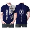 Show your love for Tampa Bay Lightning Nfl Ice Hockey Team Logo 3D All Over Print Polo Shirt with Breathable Fabric
