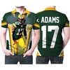 Show your love for legendary Green Bay Packers player Davante Adams with our 3D designed allover Polo Shirt