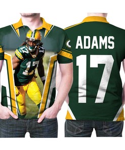Show your love for legendary Green Bay Packers player Davante Adams with our 3D designed allover Polo Shirt