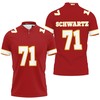 Show your support for Mitchell Schwartz and the Kansas City Chiefs with this inspired 3D all over print polo shirt.
