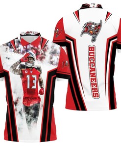 Show your support with Tampa Bay Buccaneers Mike Evans 13 Super Bowl Champions 3D All Over Print Polo Shirt