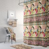 Shower Curtain ,Boho Decor, Bird Pattern, Bath Mat , Towels Option with Unique Shower Curtains Print