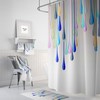 Shower Curtain, Gypsy Rain Drops, Boho Chic, Optional Bath Mat and Bath Towels with Unique Shower Curtains Print