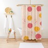 Shower Curtain Happy Smiles | Perfect Gift | Eco-Friendly, Waterproof | Smile Decor | With Hooks Included
