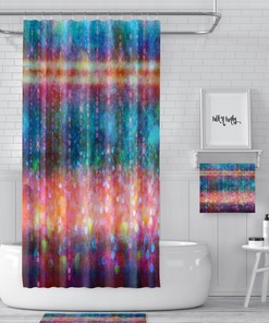 Shower Curtain, Home Decor, Boho Shower Curtains, Bath Mat, Bath Towels, Bathroom Sets Bohemian Rain