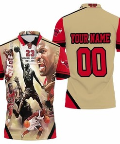Slam Dunk Personalized 3D All Over Print Polo Shirt for Michael Jordan Legend 23 Fans