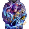 Slash Through Water Surface 3D Hoodie