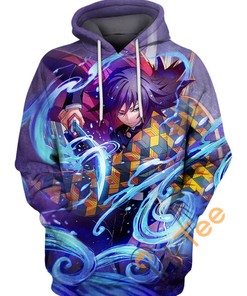 Slash Through Water Surface 3D Hoodie