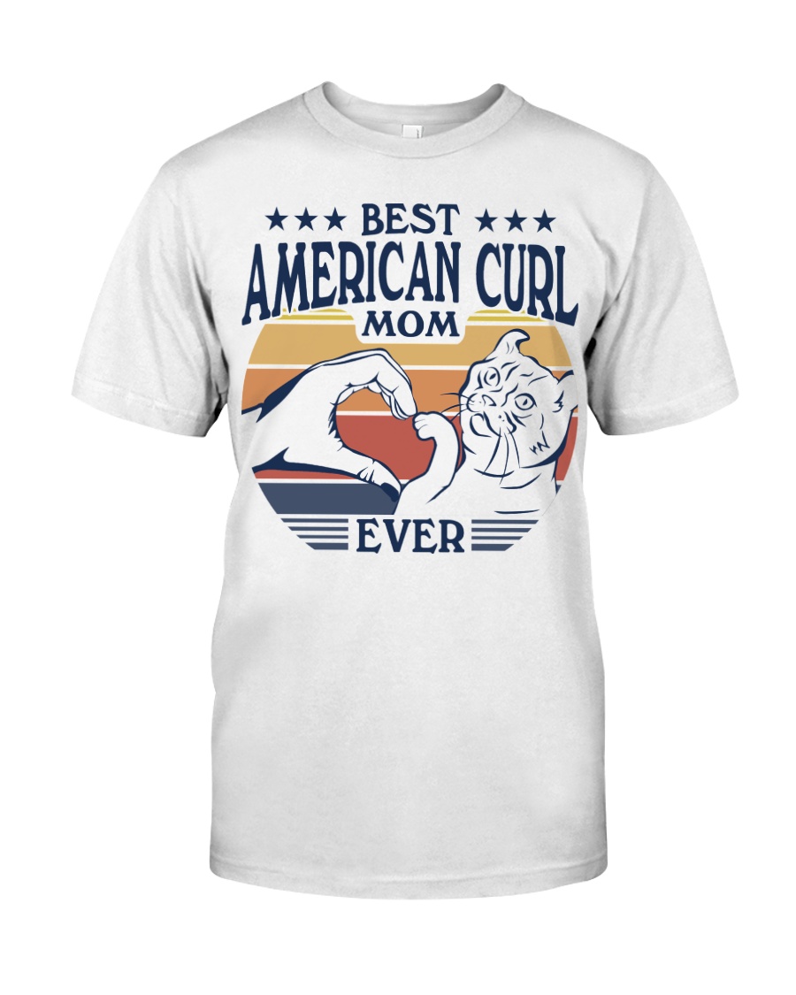 Sleek American Curl Cat T-Shirt For Women - A Cozy And Cute Addition To Your Cat Clothing Collection