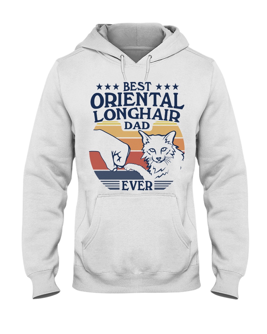 Sleek Oriental Longhair Cat T-Shirt For Men - Celebrate Your Feline Companion In Style - Image 2