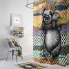 Slow Sloth Shower Curtain for a Relaxing Bathroom