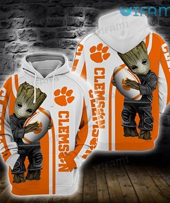 Snoopy Christmas Clemson Tigers All Over Print 3D Hoodie