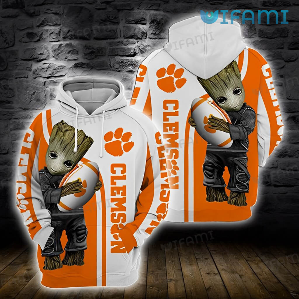 Snoopy Christmas Clemson Tigers All Over Print 3D Hoodie