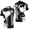 Snoopy Lover 3D Printed Polo Shirt with All Over Print Design Dedicated to Pittsburgh Steelers Fans