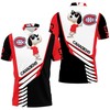 Snoopy and the Montreal Canadiens come together in this playful and unique 3D polo shirt.