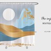Snow Mountain Disney Shower Curtain with Hooks, a Moonlit Night and Waterproof Design, Custom Sizes for a Cozy Bathroom