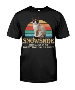 Snowshoe Official Cat Of Cool People Get Your T-Shirt, Hoodie, And Sweatshirt