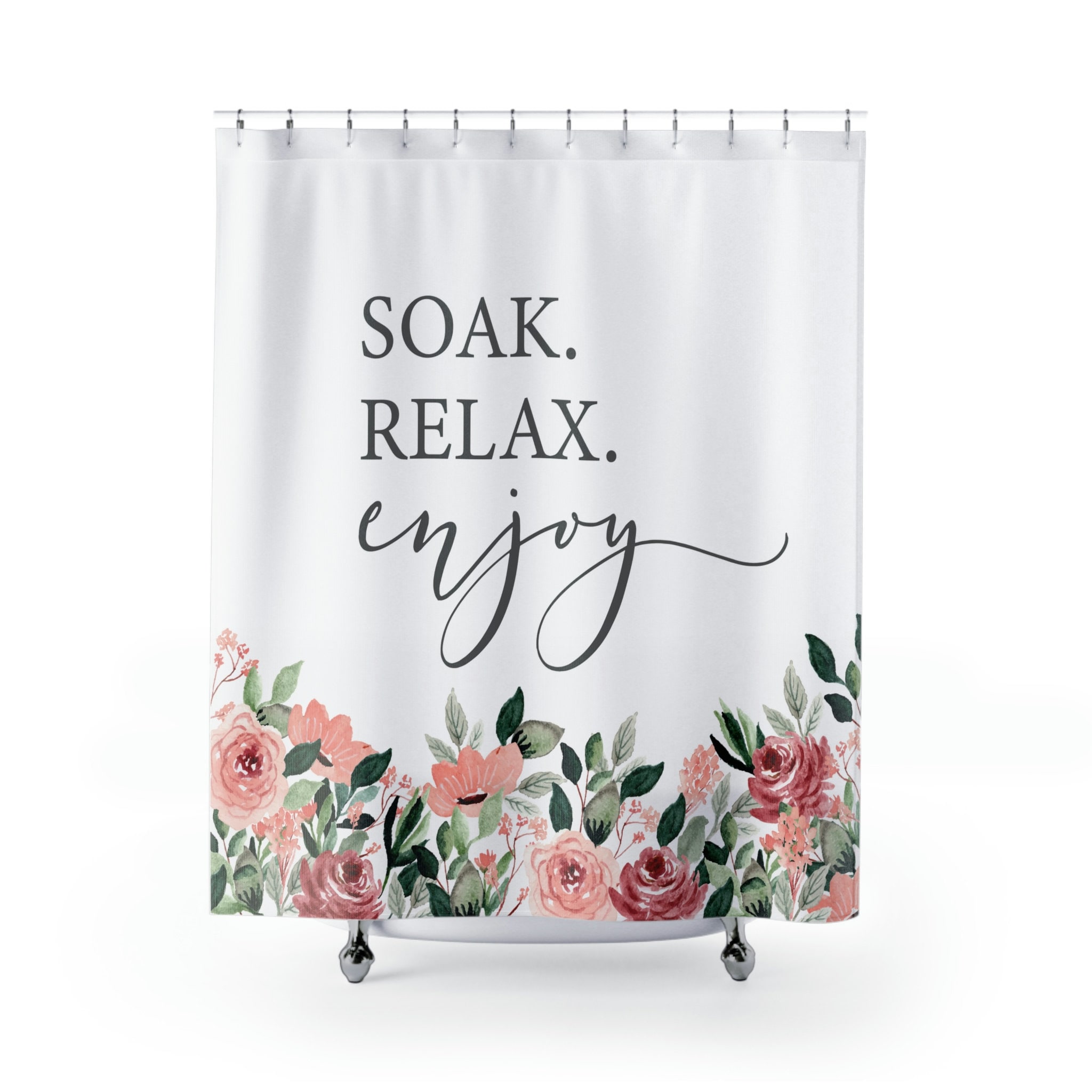 Soak, Relax, and Enjoy with a Unique Women's Bathroom Curtain - Housewarming Gift Included - Image 2