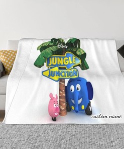 Sofa Full Size Disney Blanket - Personalized Name and Design - Soft and Comfortable for Movie Nights