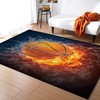 Soft Bath Mat with a Non-Slip Basketball Court and Absorbent Microfiber Floor Mat for Your Bathroom Rug