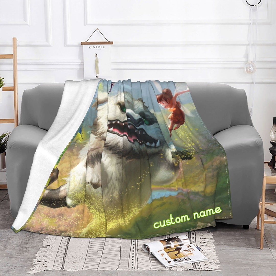 Soft Disney TinkerBell Legend of the NeverBeast Blanket with Custom Name