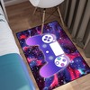 Soft Green Laser Line Gamer Carpet Decor for Dining and Living Room: Comfortable Game Area Rugs