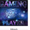 Soft Modern Game Controller Gamepad Pattern Area Rug for Boys Room