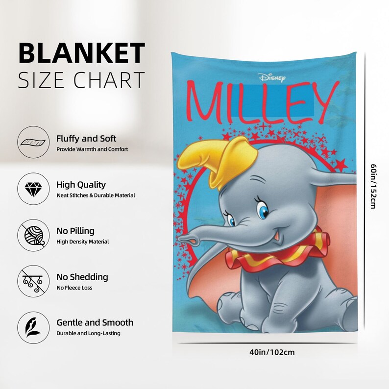 Soft and Cozy Disney Inspired Blanket - Perfect for Baby's Bedtime - Image 4