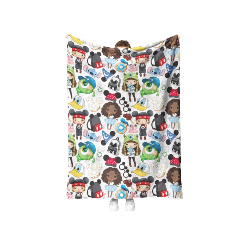 Soft and Cozy Disney Inspired Fleece Blanket - Great for Sofa, Bedroom, Perfect for Disney Blanket Gift - Image 2