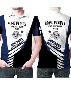 Some people are just born to love the Dallas Cowboys, including those who wear this 3D All Over Print Polo Shirt