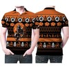 Songoku Super Saiyan Fighting Dragon Ball Ugly Christmas Pattern 3D All Over Print Polo Shirt