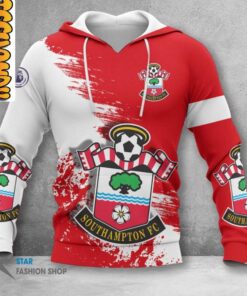 Southampton FC All Over Print 3D Hoodie with Club Logo