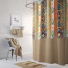 Southwest Fun Shower Curtain with Bath Towel and Mat Build a Set for Your Bathroom