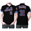 Sport Your Fandom with an Alluring Mike Piazza 31 Mitchell Ness Cooperstown Collection Polo Shirt