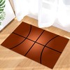 Sports Basketball Court Athletics Personalized Area Rug for Boys' Room and Living Room Decoration