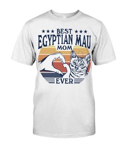 Spotted Egyptian Mau Cat T-Shirt For Women - A Unique And Stylish Addition To Your Cat Clothing Collection
