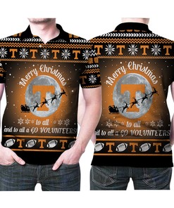 Spread Some Love With Our Tennessee Volunteers Merry Christmas Holiday Polo Shirt