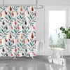 Spring Tulips Shower Curtain Set with Optional Towels and Mat