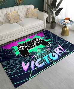 Square Game Carpet Rug for Children's Room or Restaurant
