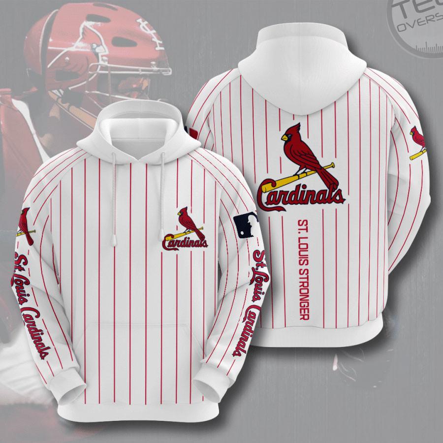 St. Louis Cardinals All Over Print 3D Hoodie - Official MLB Apparel