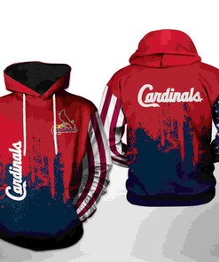 St. Louis Cardinals All Over Print MLB Team 3D Hoodie Zipper