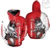 St. Louis Cardinals Jack Skellington and Zero 3D Hoodie in All Over Print