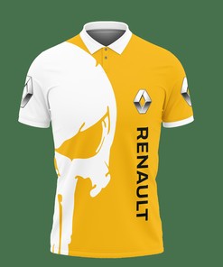 Stand Out in Our 3D Printed Renault Ttt-Lt Polo Shirt Ver 1 (Yellow)