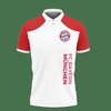 Stand Out in Red: 3D Printed Bayern Muchen Nct-Lt Polo Shirt Ver 2 with Breathable Fabric Design