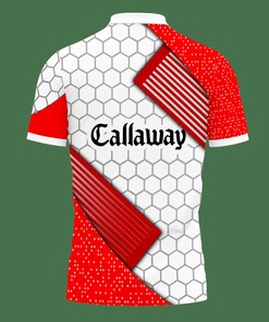 Stand Out in Red with Our 3D Printed Callaway NQP-HT Polo Shirt Ver 1 Made from Breathable Fabric