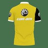 Stand Out in Yellow with Our 3D Printed Can-Am Ttt-Lt Polo Shirt Ver 1 Made from Breathable Fabric